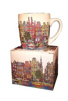 MOK 10 AMSTERDAM GEVELS AQUAREL (wit)